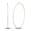 Thumbnail Image 0 of Round Wire Hoop Earrings 14K Rose Gold 90mm