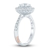 Pnina Tornai Lab-Created Diamond Engagement Ring 1-7/8 ct tw Round 14K White Gold