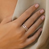 Thumbnail Image 4 of Juliette Maison Natural Ruby & Natural Garnet Ring 10K White Gold