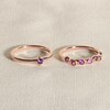 Thumbnail Image 4 of Juliette Maison Natural Ruby Ring 10K Rose Gold
