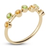Thumbnail Image 2 of Juliette Maison Natural Peridot & Natural Citrine Ring 10K Yellow Gold