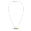 Thumbnail Image 1 of Juliette Maison Natural Multi-Gemstone Pendant Necklace 10K Yellow Gold 18"