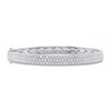 Thumbnail Image 0 of Shy Creation Diamond Pave Bangle Bracelet 2-1/5 ct tw Round 14K White Gold SC55010777V2ZS