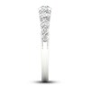 Thumbnail Image 3 of Graduated Diamond Anniversary Band 1 ct tw Round 14K White Gold