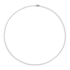 Thumbnail Image 1 of Diamond-Cut Solid Rope Necklace 14K White Gold 18" 1.18mm