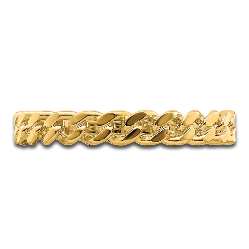 Chain Link Ring 14K Yellow Gold