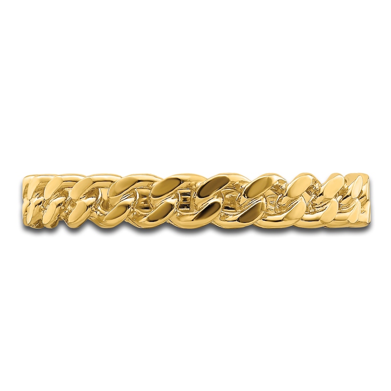Main Image 3 of Chain Link Ring 14K Yellow Gold