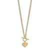 Thumbnail Image 2 of Triple Strand Heart Necklace 14K Yellow Gold 18"