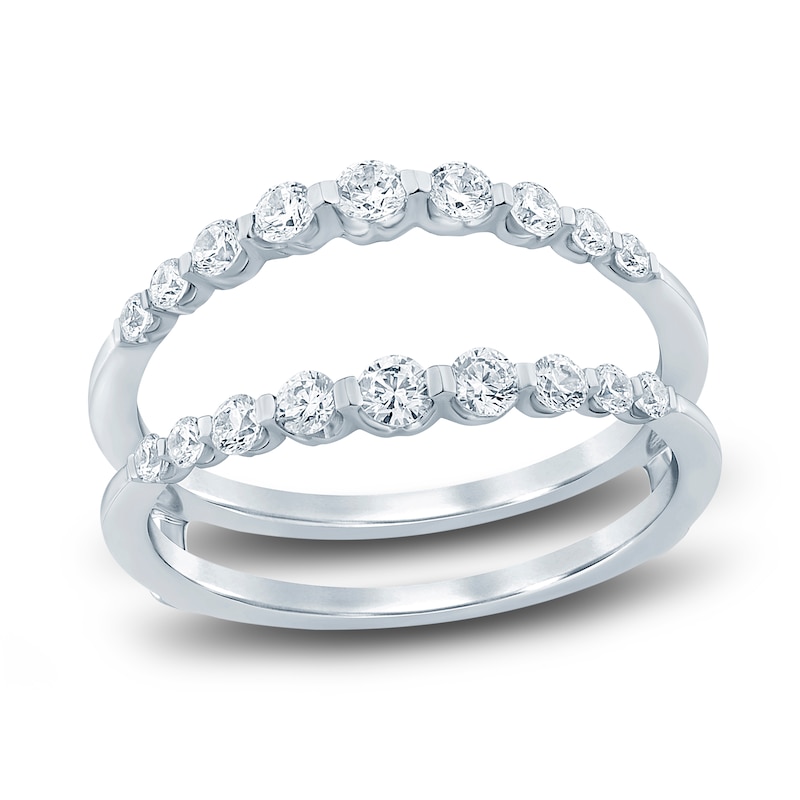 Main Image 1 of Diamond Enhancer Band 1/2 ct tw Round 14K White Gold