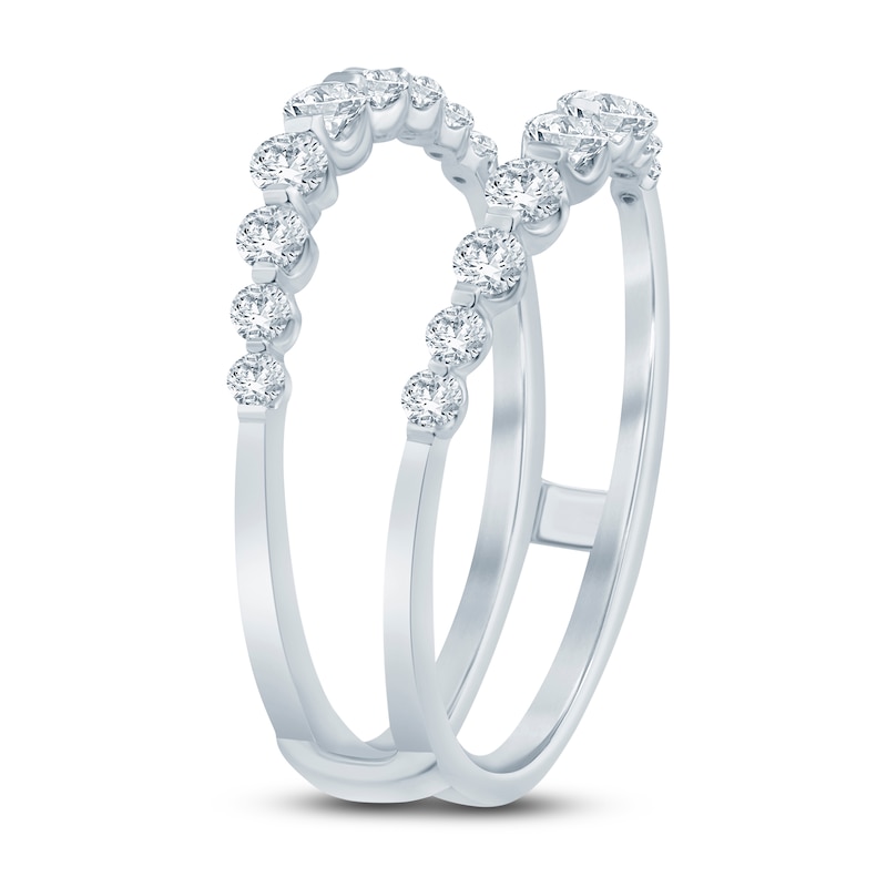 Main Image 2 of Diamond Enhancer Band 1/2 ct tw Round 14K White Gold