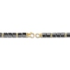 Thumbnail Image 3 of 1933 by Esquire Men's Natural Hematite Bead Bracelet 18K Yellow Gold-Plated Sterling Silver 8.5"
