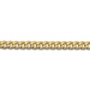 Thumbnail Image 3 of Men's Solid Diamond-Cut Curb Link Necklace 14K Yellow Gold 24" 5.35mm