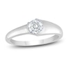 Thumbnail Image 0 of Diamond Solitaire Engagement Ring 1/2 ct tw Round 14K White Gold (I/I1)