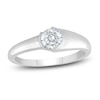 Thumbnail Image 1 of Diamond Solitaire Engagement Ring 1/2 ct tw Round 14K White Gold (I/SI2)