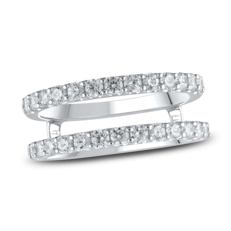 Main Image 1 of Lab-Grown Diamond Enhancer Ring 1 ct tw Round 14K White Gold