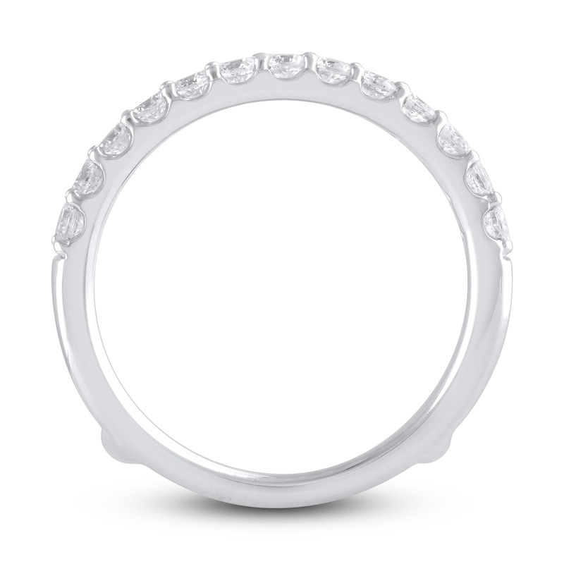 Main Image 2 of Lab-Grown Diamond Enhancer Ring 1 ct tw Round 14K White Gold