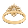 Thumbnail Image 3 of Round & Marquise-Cut Diamond Ring 1 ct tw 14K Yellow Gold