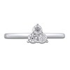 Thumbnail Image 3 of Diamond 3-Stone Ring 1/4 ct tw 10K White Gold