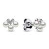 Thumbnail Image 2 of Yoko London Akoya Cultured Pearl & Diamond Chevron Trio Earrings 1/20 ct tw 18K White Gold