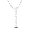 Thumbnail Image 3 of Yoko London Akoya Cultured Pearl & Diamond Chevron Necklace 1/4 ct tw 18K White Gold 18"