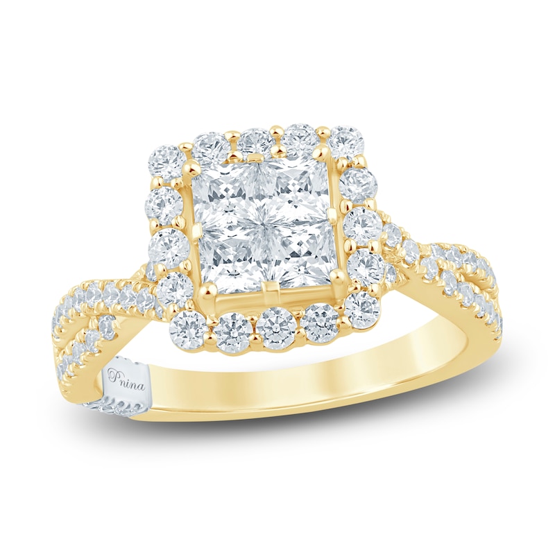 Rose Gold Pnina Rings Jared Jared Pnina Tornai Princess-Cut Quad