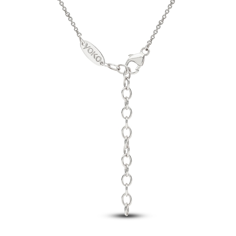 Main Image 3 of Yoko London Akoya Cultured Pearl & Diamond Necklace 1/15 ct tw 18K White Gold 18"