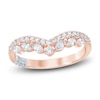 Thumbnail Image 1 of Pnina Tornai Marquise & Round-Cut Diamond Chevron Anniversary Ring 1/2 ct tw 14K Rose Gold