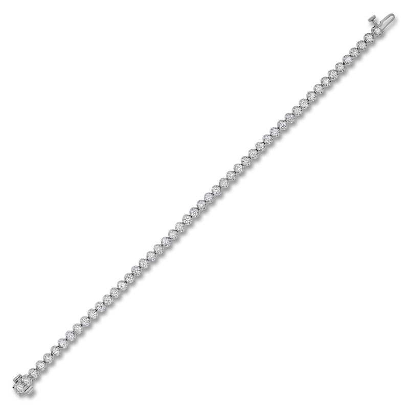 Main Image 2 of Blue Nile X Jared Diamond Tennis Bracelet 3 ct tw 14K White Gold 7"