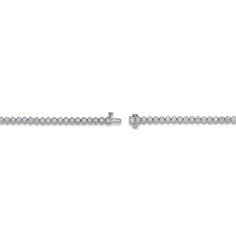 Main Image 3 of Blue Nile X Jared Diamond Tennis Bracelet 3 ct tw 14K White Gold 7"