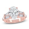Thumbnail Image 1 of Oval-Cut Created By Jared Studio Lab-Grown Diamond Engagement Ring 4-1/2 ct tw 14K Rose Gold