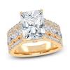 Thumbnail Image 1 of Radiant-Cut Created By Jared Studio Lab-Grown Diamond Engagement Ring 4-3/4 ct tw 14K Yellow Gold