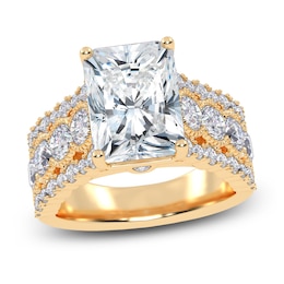 Radiant-Cut Created By Jared Studio Lab-Grown Diamond Engagement Ring 4-3/4 ct tw 14K Yellow Gold