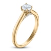 Thumbnail Image 2 of Round-Cut Lab-Grown Diamond Solitaire Plus Engagement Ring 1/2 ct tw 18K Yellow Gold (VS2/F)