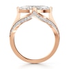 Thumbnail Image 2 of J'Lure Lab-Grown Diamond Moval Old-Cut Engagement Ring 2-3/8 ct tw 18K Rose Gold