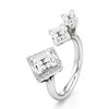 Thumbnail Image 4 of J'Lure Carre Step-Cut Lab-Grown Diamond Engagement Ring 2-1/6 ct tw 18K White Gold