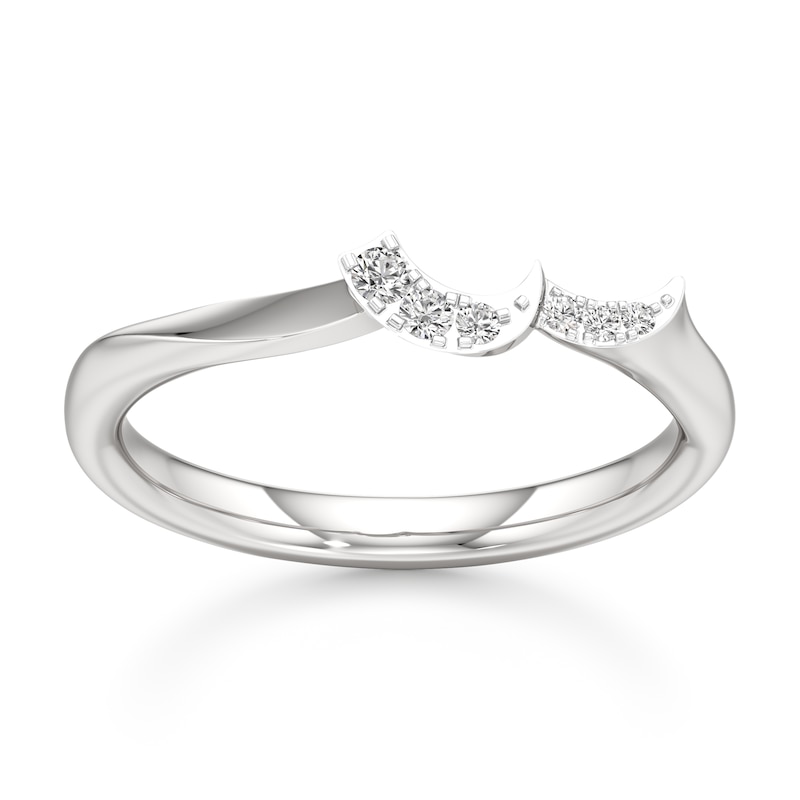 Main Image 1 of J'Lure Lab-Grown Diamond Wedding Band 1/20 ct tw 18K White Gold