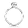 Thumbnail Image 2 of J'Lure Hexagon Brilliant-Cut Lab-Grown Diamond Bypass Engagement Ring 1-3/8 ct tw 18K White Gold
