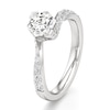 Thumbnail Image 4 of J'Lure Hexagon Brilliant-Cut Lab-Grown Diamond Bypass Engagement Ring 1-3/8 ct tw 18K White Gold