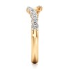 Thumbnail Image 3 of J'Lure Lab-Grown Diamond Contour Wedding Band 3/8 ct tw 18K Yellow Gold