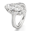 Thumbnail Image 4 of J'Lure Moval Old-Cut Lab-Grown Diamond Engagement Ring 4-1/5 ct tw 18K White Gold
