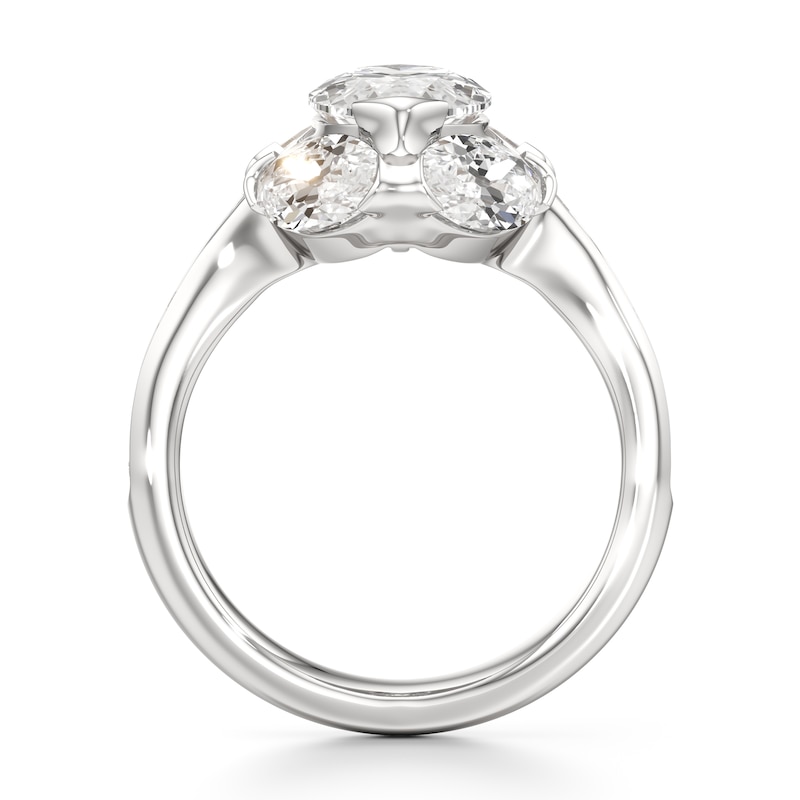 Main Image 2 of J'Lure Moval Old-Cut Lab-Grown Diamond Engagement Ring 5-5/8 ct tw 18K White Gold
