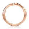 Thumbnail Image 2 of J'Lure Lab-Grown Diamond Contour Wedding Band 1/6 ct tw 18K Rose Gold