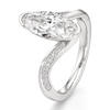 Thumbnail Image 4 of J'Lure Moval Old-Cut Lab-Grown Diamond Bypass Engagement Ring 2-1/5 ct tw 18K White Gold