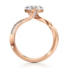 Thumbnail Image 2 of J'Lure Shield Step-Cut Lab-Grown Diamond Bypass Engagement Ring 2-1/5 ct tw 18K Rose Gold
