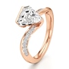 Thumbnail Image 4 of J'Lure Shield Step-Cut Lab-Grown Diamond Bypass Engagement Ring 2-1/5 ct tw 18K Rose Gold