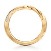 Thumbnail Image 2 of J'Lure Lab-Created Diamond Contour Wedding Band 1/5 ct tw 18K Yellow Gold