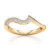 Thumbnail Image 1 of J'Lure Lab-Grown Diamond Contour Wedding Band 1/5 ct tw 18K Yellow Gold