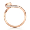 Thumbnail Image 2 of J'Lure Lab-Grown Diamond Contour Wedding Band 1/6 ct tw 18K Rose Gold