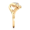 Thumbnail Image 3 of J'Lure Hexagon Step-Cut Lab-Created Diamond Engagement Ring 1 ct tw 18K Yellow Gold