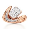 Thumbnail Image 1 of J'Lure Imperial-Emerald Step-Cut Lab-Grown Diamond Engagement Ring 3 ct tw 18K Rose Gold